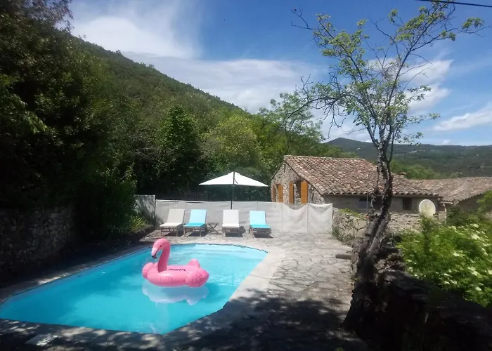 Maison De Charme 3 Etoiles Dans Les Cevennes Avec Terrasse Et Piscine Privee * Cros (Gard)