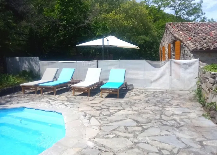Feriehus Maison De Charme 3 Etoiles Dans Les Cevennes Avec Terrasse Et Piscine Privee Cros (Gard)