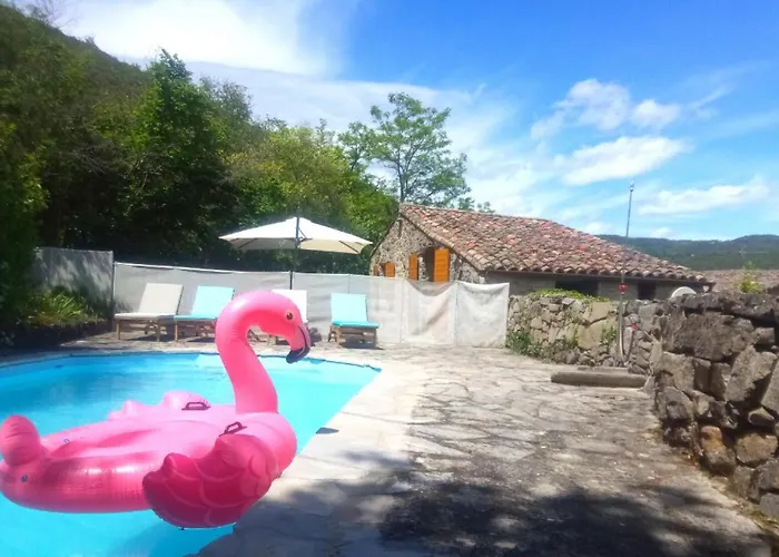 Maison De Charme 3 Etoiles Dans Les Cevennes Avec Terrasse Et Piscine Privee
